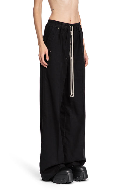 RICK OWENS WOMAN BLACK TROUSERS