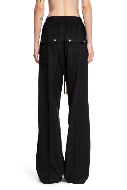 RICK OWENS WOMAN BLACK TROUSERS