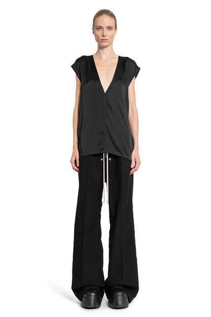 RICK OWENS WOMAN BLACK TROUSERS