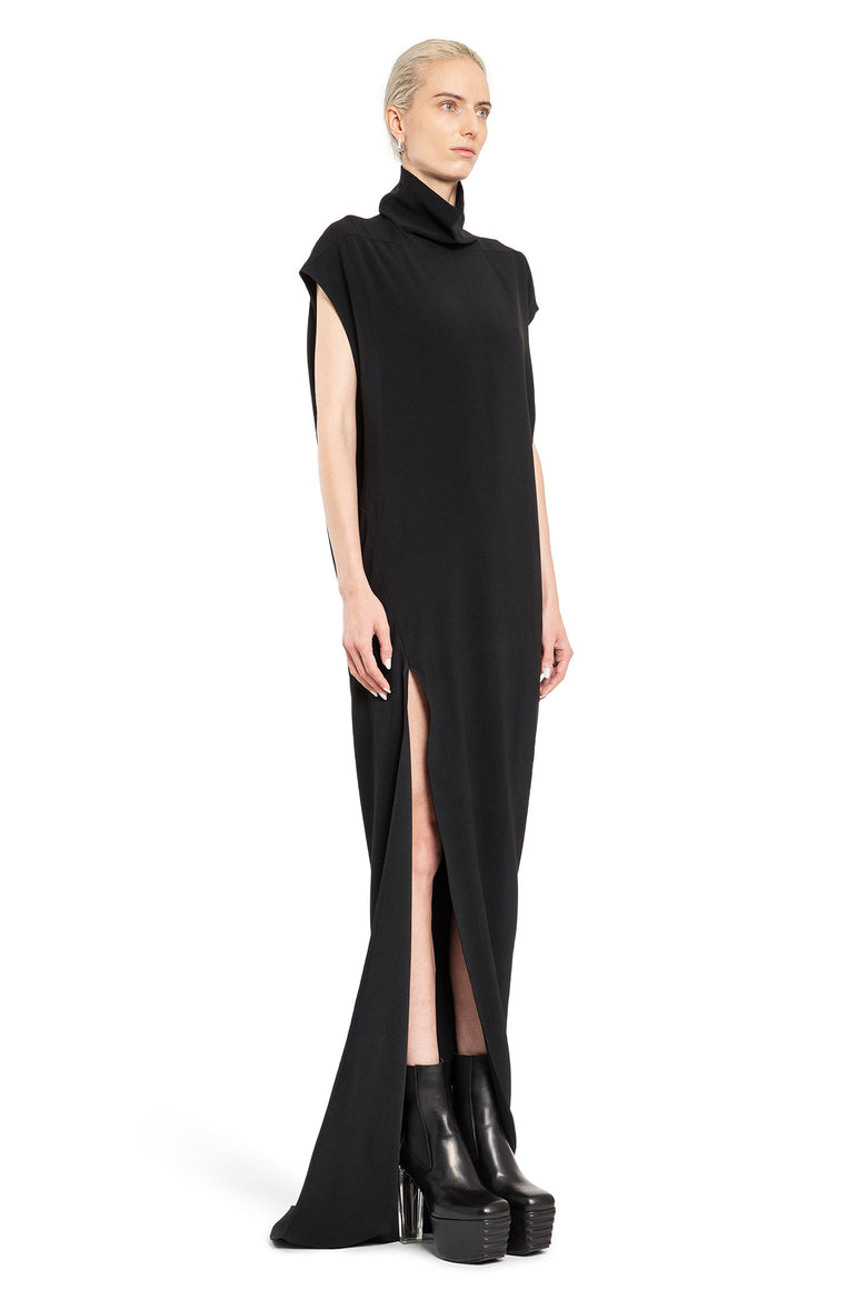 RICK OWENS WOMAN BLACK DRESSES