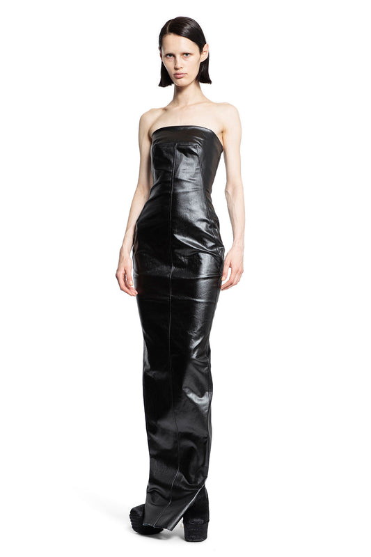 RICK OWENS WOMAN BLACK DRESSES