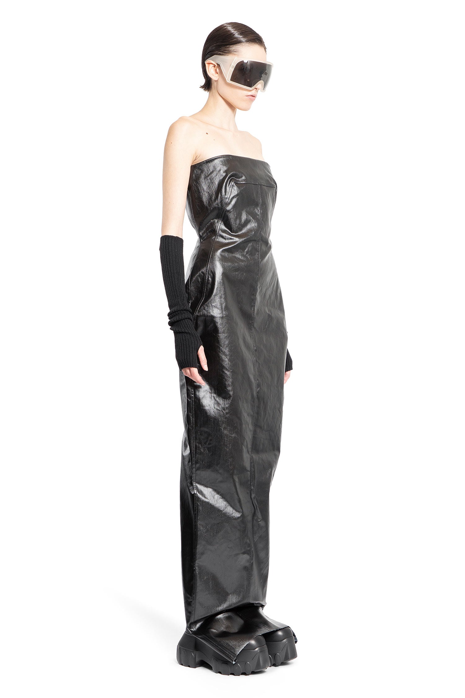 RICK OWENS WOMAN BLACK DRESSES