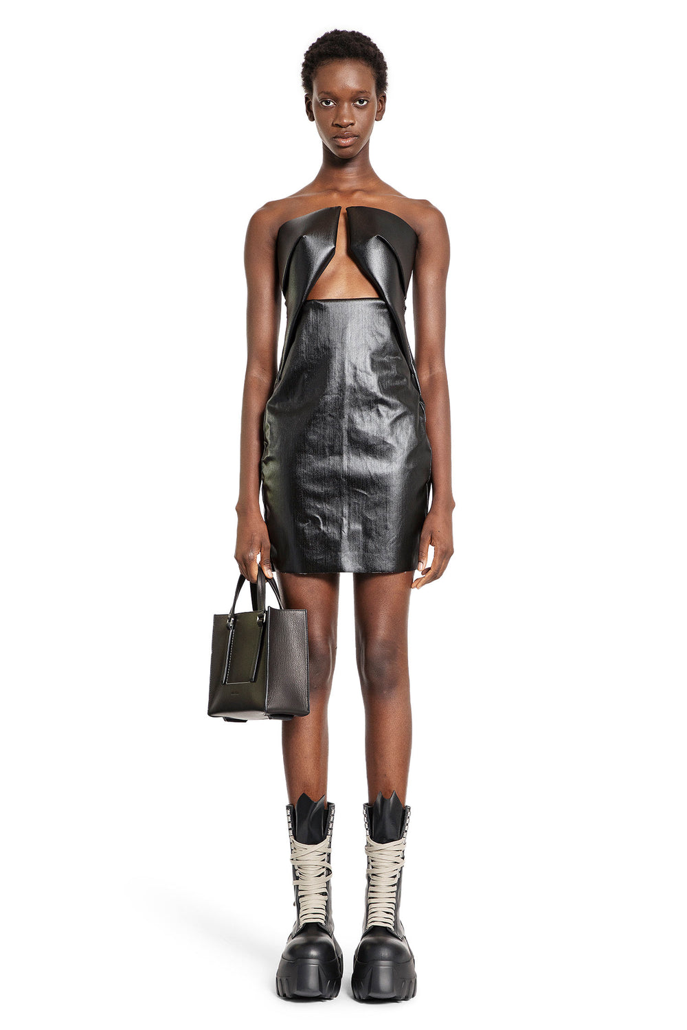 RICK OWENS WOMAN BLACK DRESSES