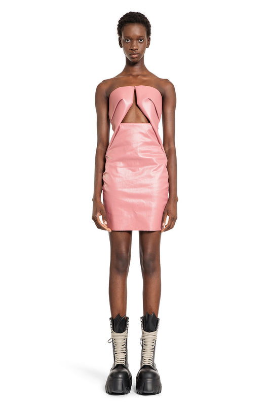 RICK OWENS WOMAN PINK DRESSES