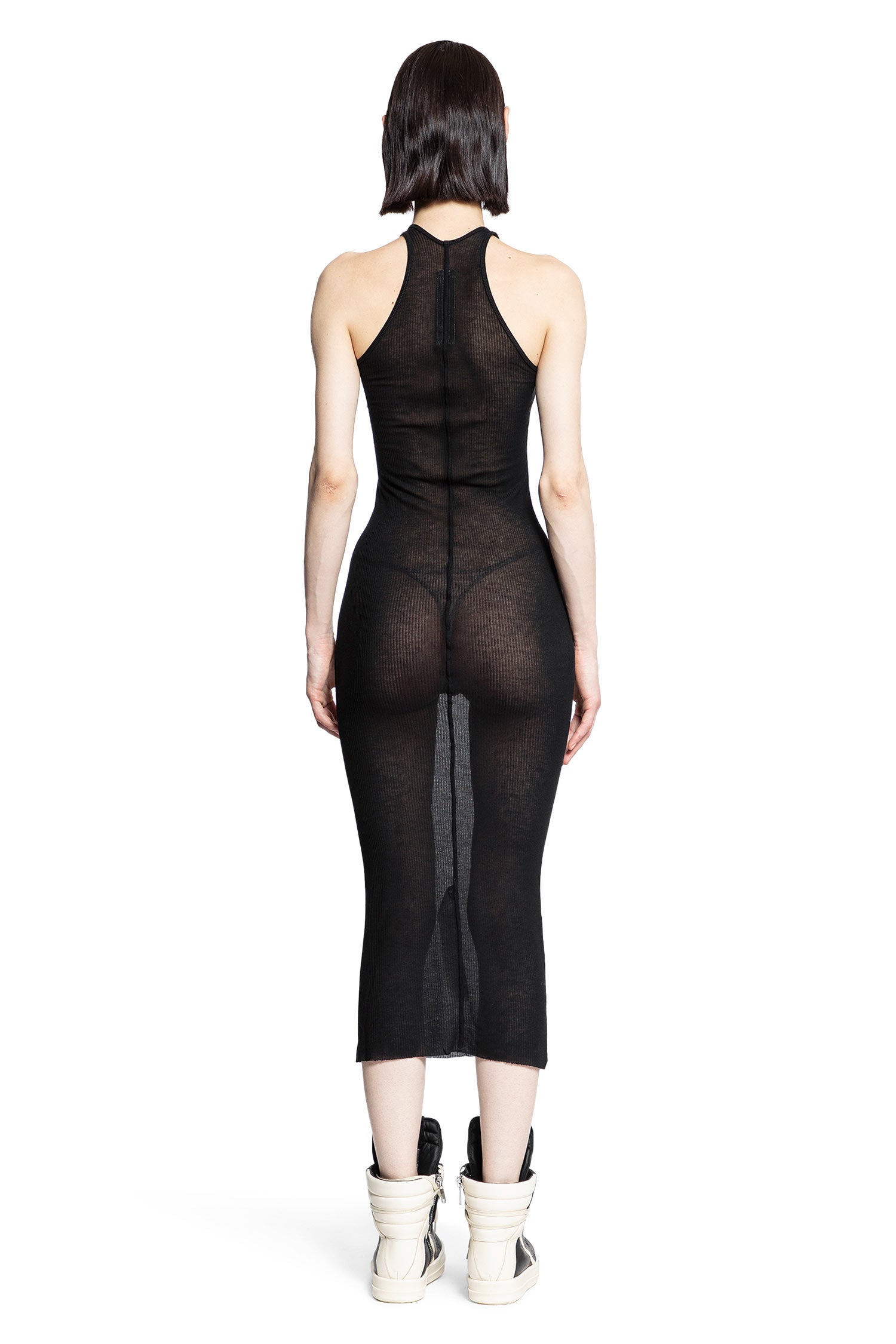 RICK OWENS WOMAN BLACK DRESSES