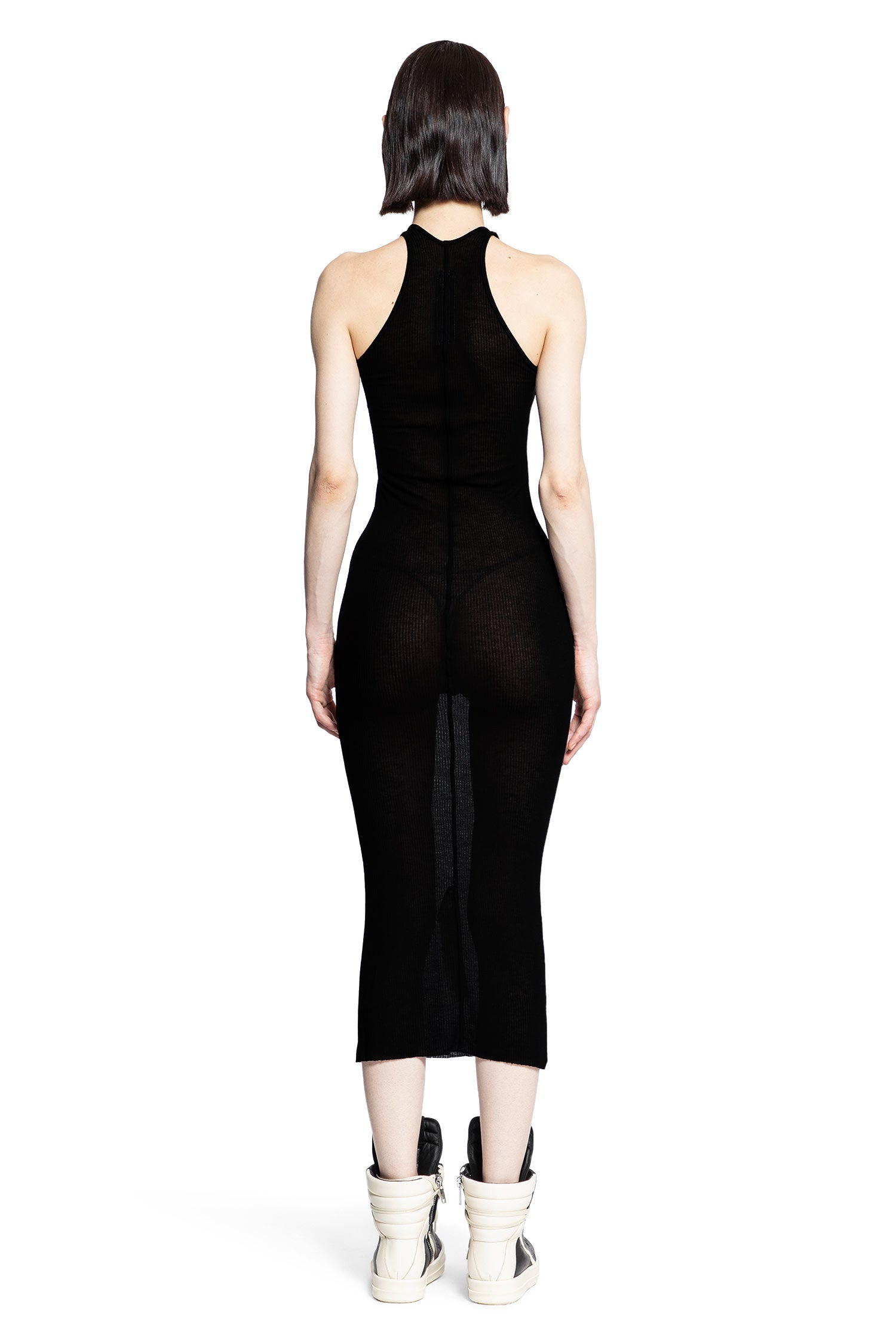 RICK OWENS WOMAN BLACK DRESSES