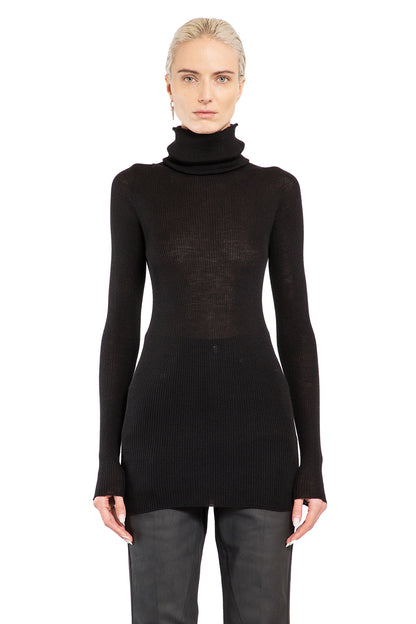 RICK OWENS WOMAN BLACK KNITWEAR