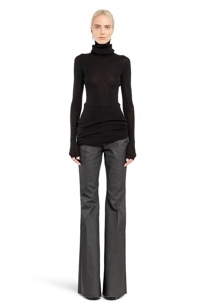 RICK OWENS WOMAN BLACK KNITWEAR