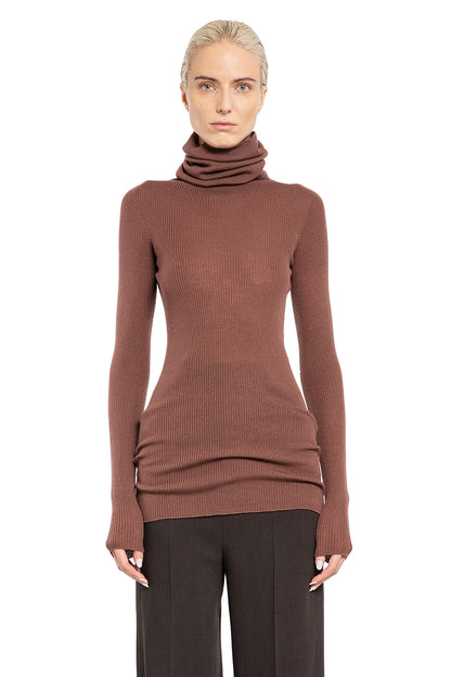 Antonioli RICK OWENS WOMAN BROWN KNITWEAR