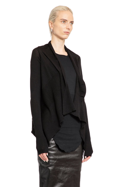 RICK OWENS WOMAN BLACK KNITWEAR