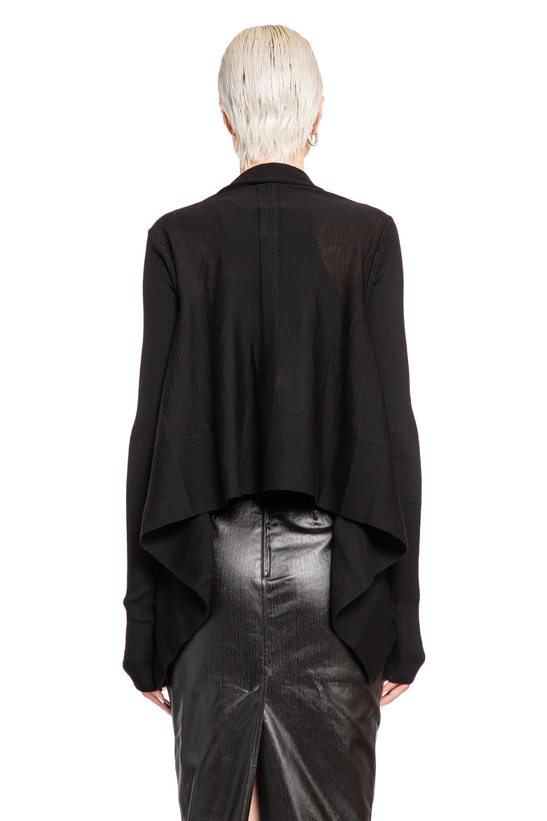 RICK OWENS WOMAN BLACK KNITWEAR