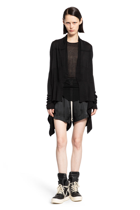 RICK OWENS WOMAN BLACK KNITWEAR