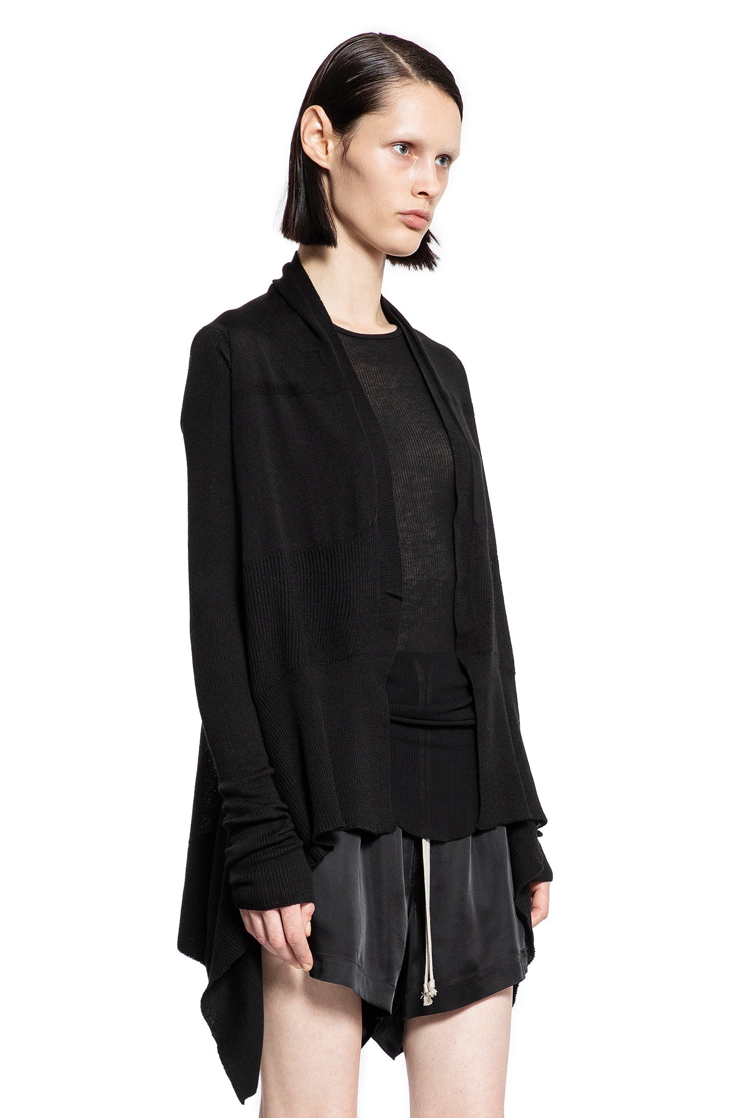 RICK OWENS WOMAN BLACK KNITWEAR