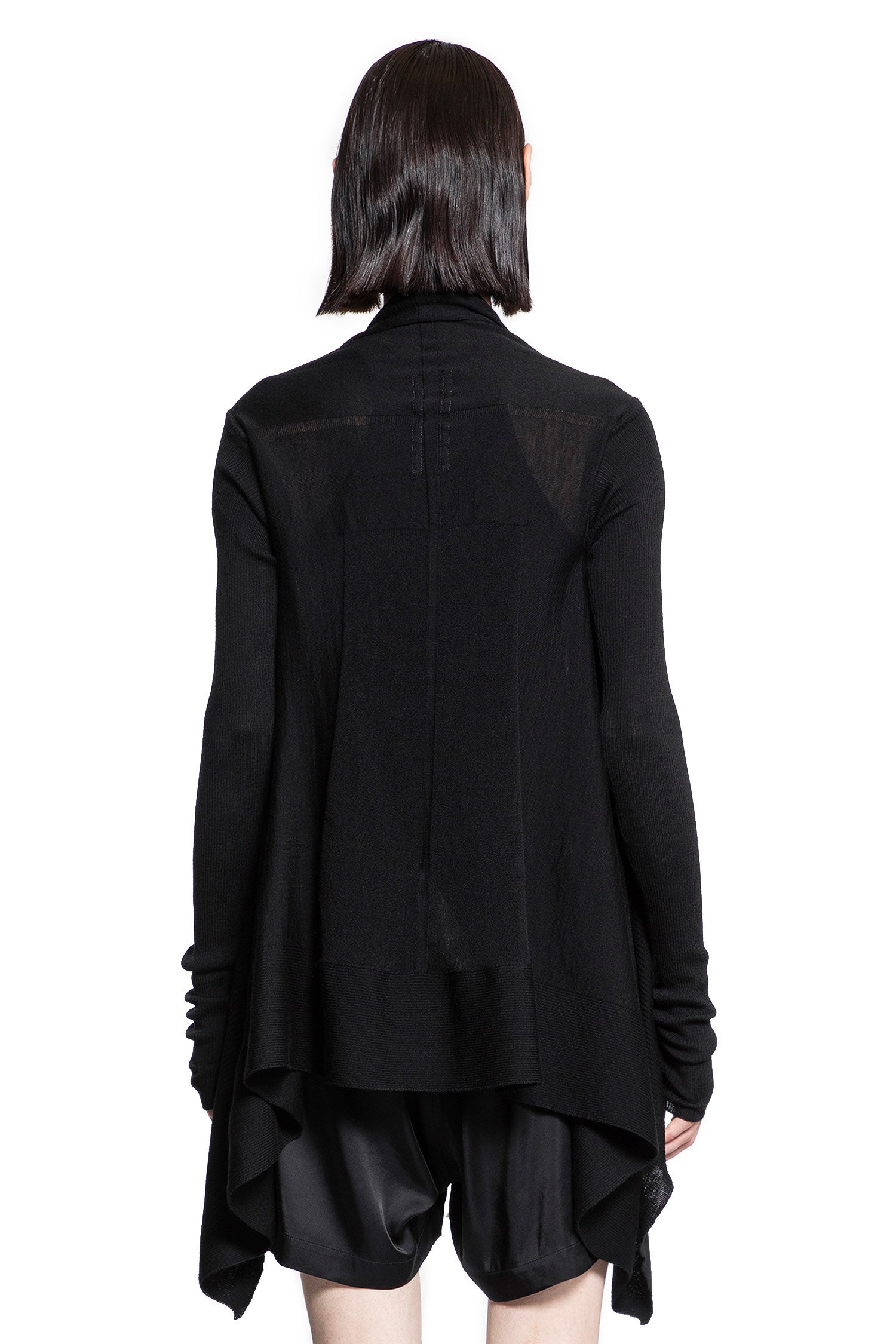 RICK OWENS WOMAN BLACK KNITWEAR