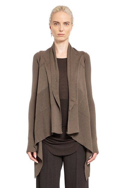 RICK OWENS WOMAN GREY KNITWEAR