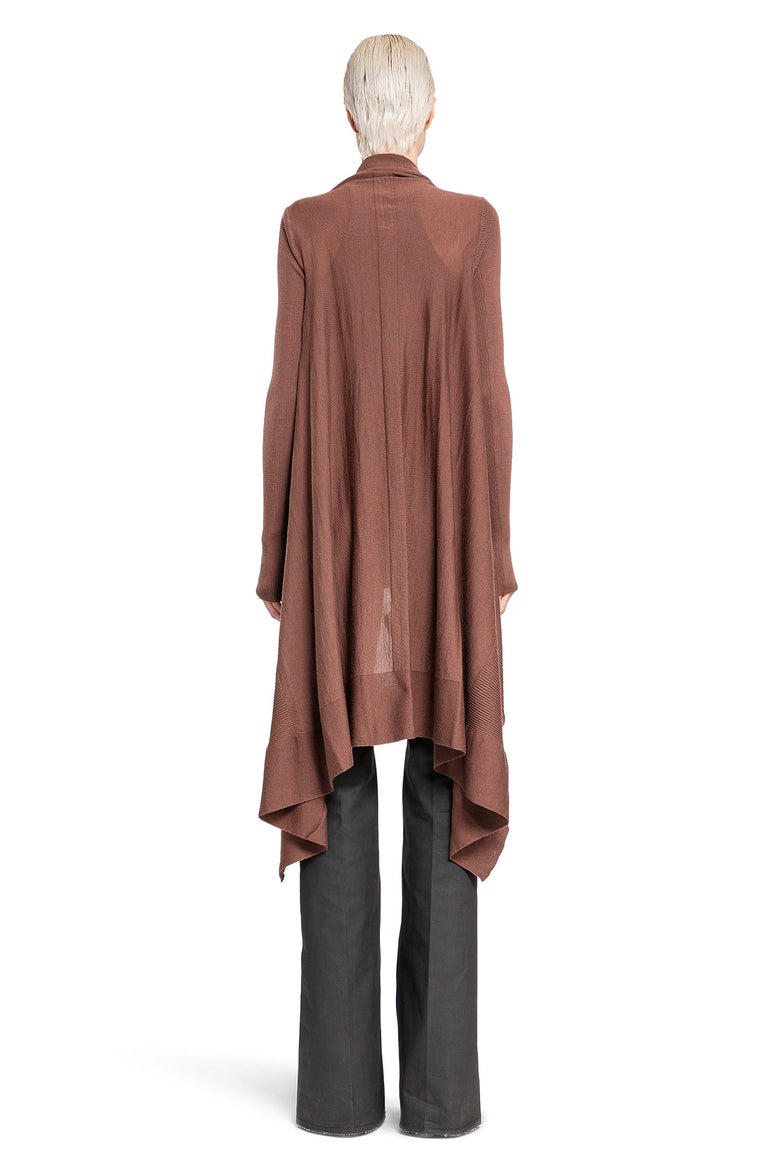 RICK OWENS WOMAN BROWN KNITWEAR