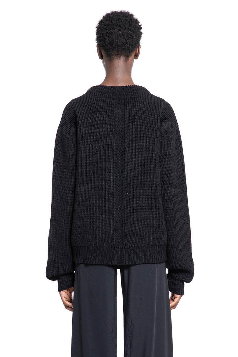 RICK OWENS WOMAN BLACK KNITWEAR