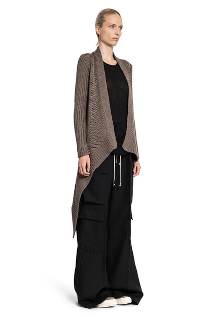 RICK OWENS WOMAN GREY KNITWEAR