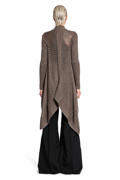 RICK OWENS WOMAN GREY KNITWEAR