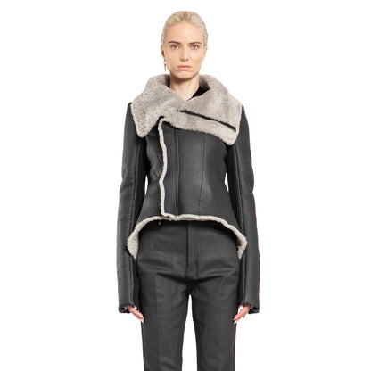 RICK OWENS WOMAN BLACK JACKETS