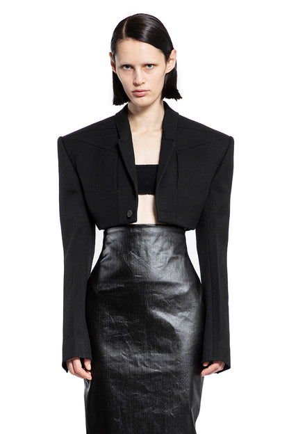 Antonioli RICK OWENS WOMAN BLACK BLAZERS