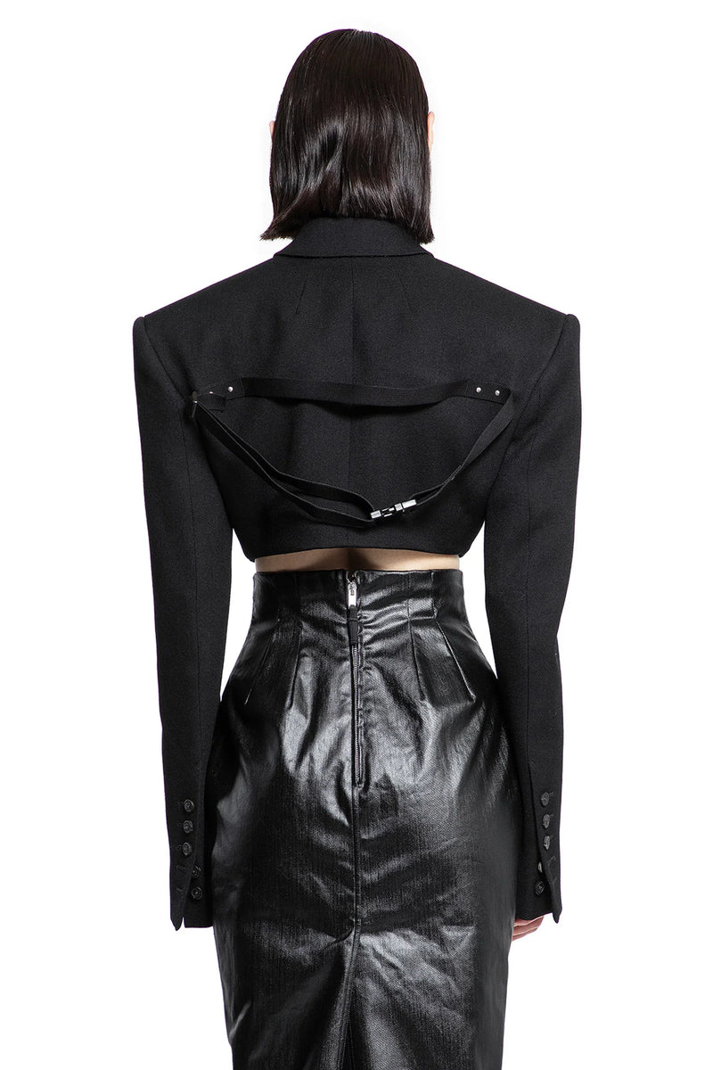 RICK OWENS WOMAN BLACK BLAZERS - Antonioli.eu