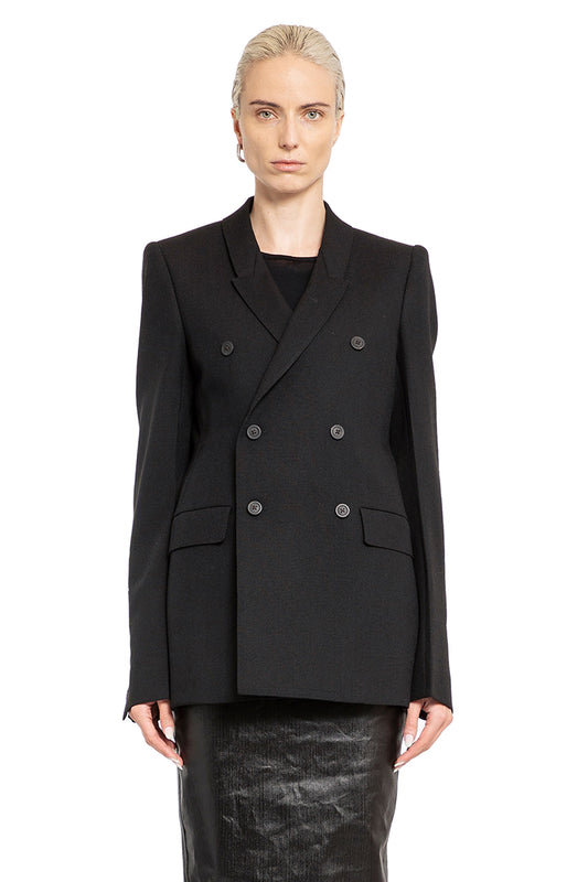 RICK OWENS WOMAN BLACK BLAZERS