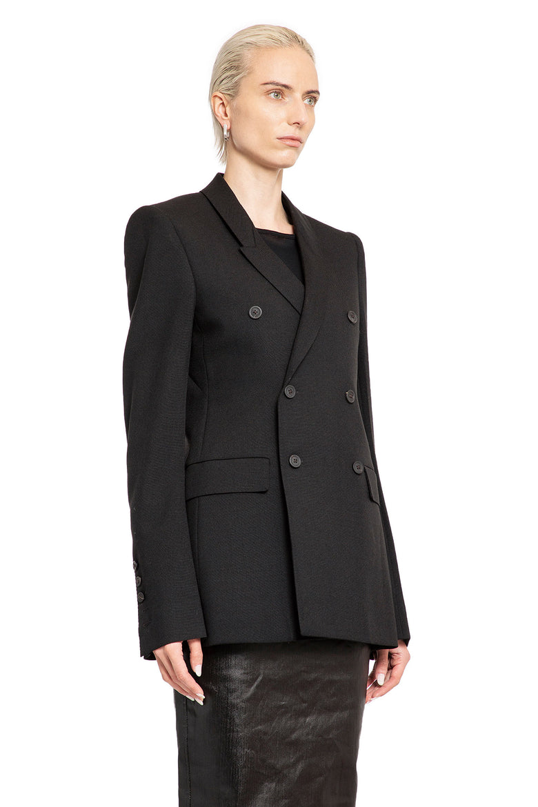 RICK OWENS WOMAN BLACK BLAZERS