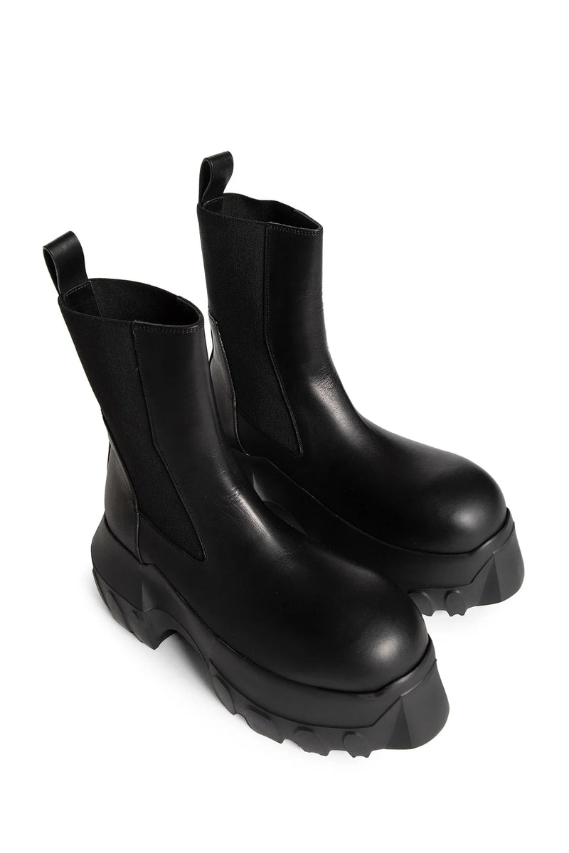 RICK OWENS WOMAN BLACK BOOTS - Antonioli.eu