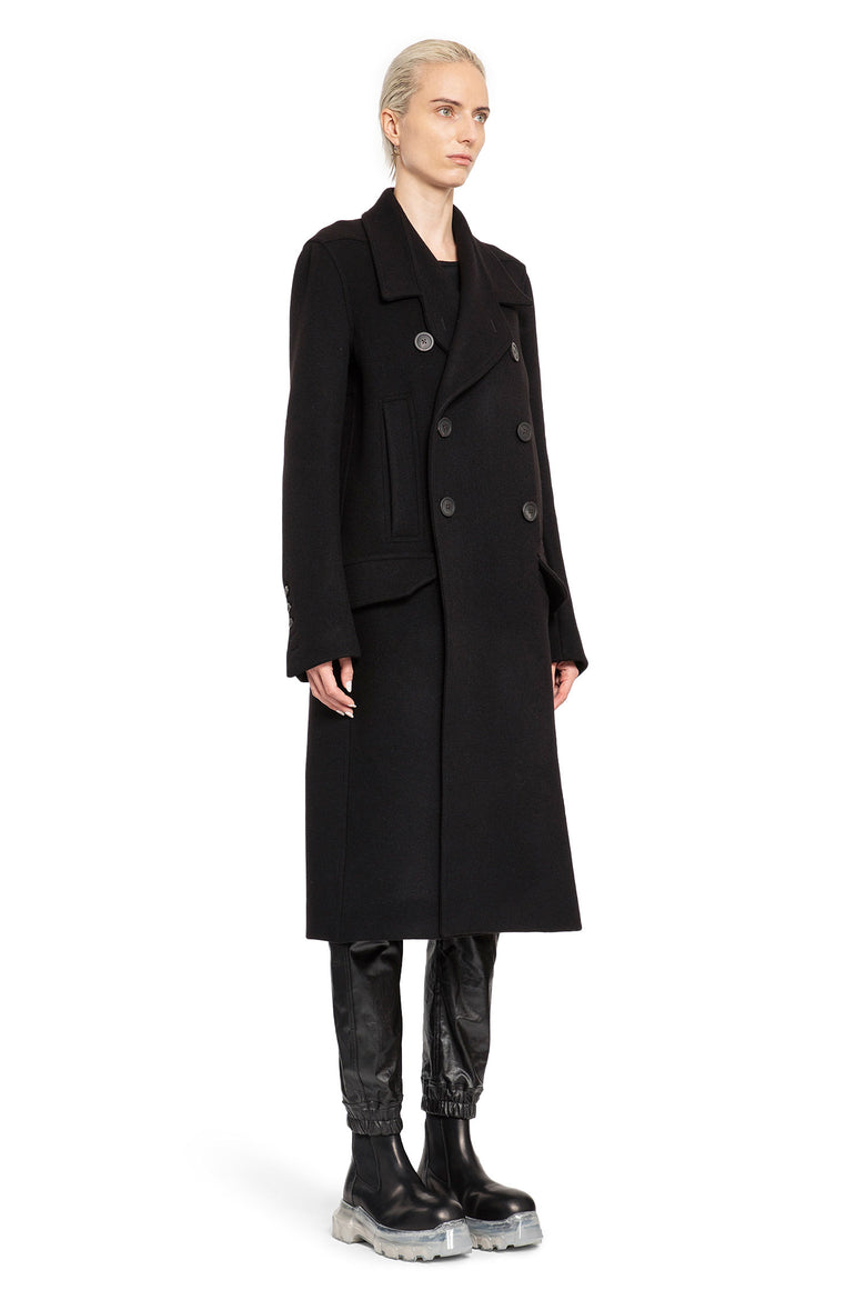 RICK OWENS WOMAN BLACK COATS