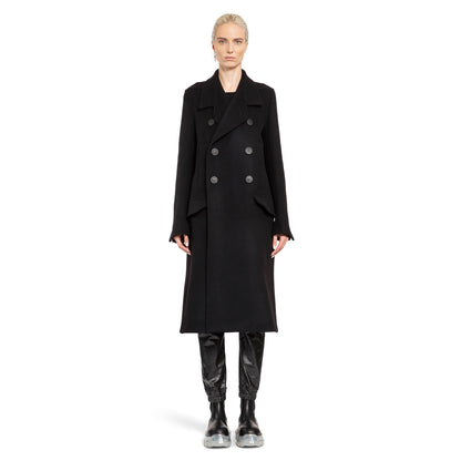 RICK OWENS WOMAN BLACK COATS