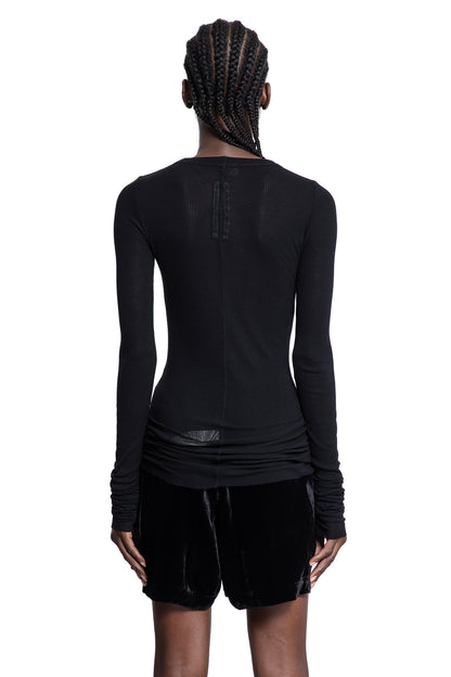 Rib LS T in Viscose Silk Rib Jersey