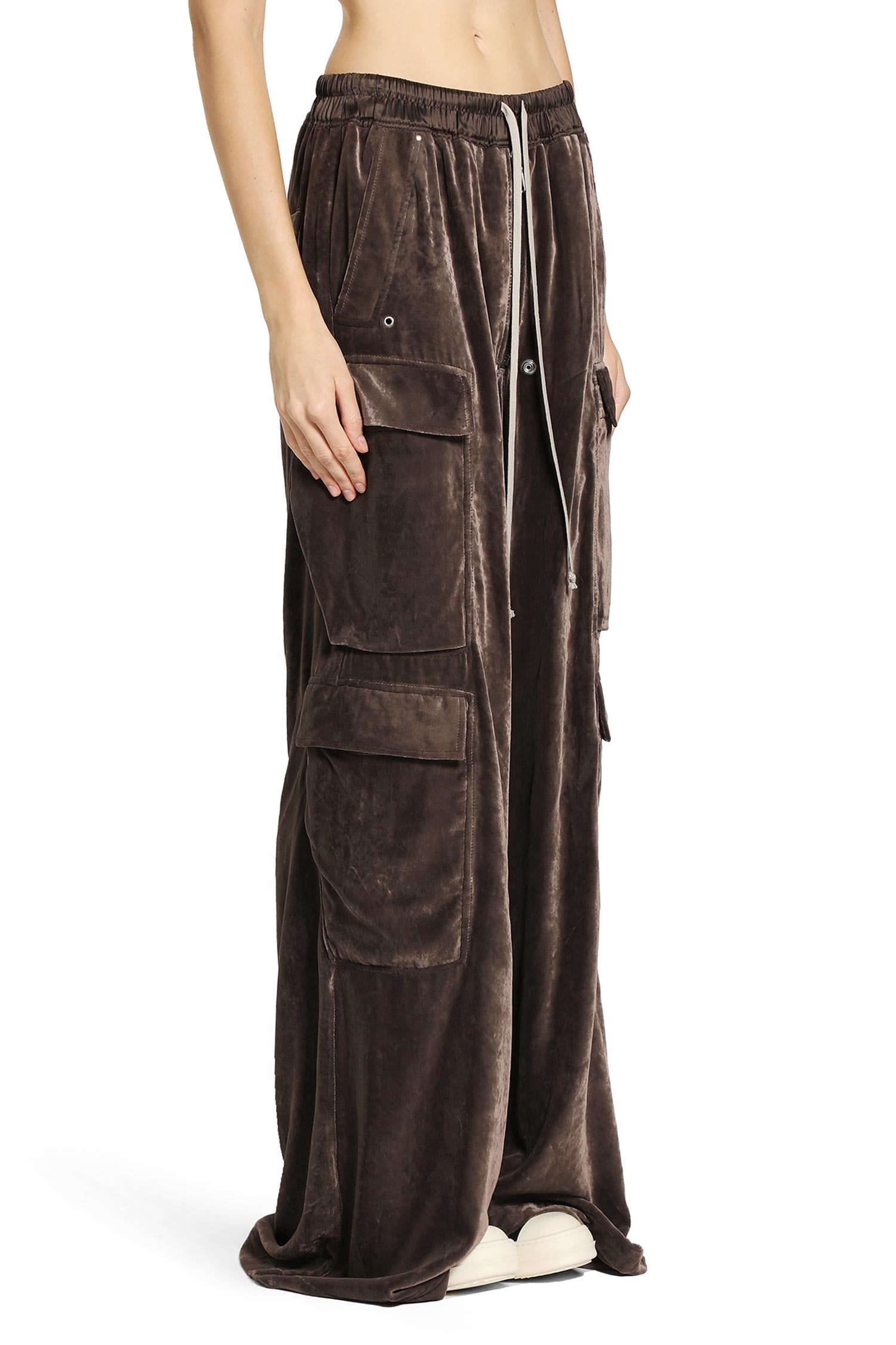 RICK OWENS WOMAN GREY TROUSERS