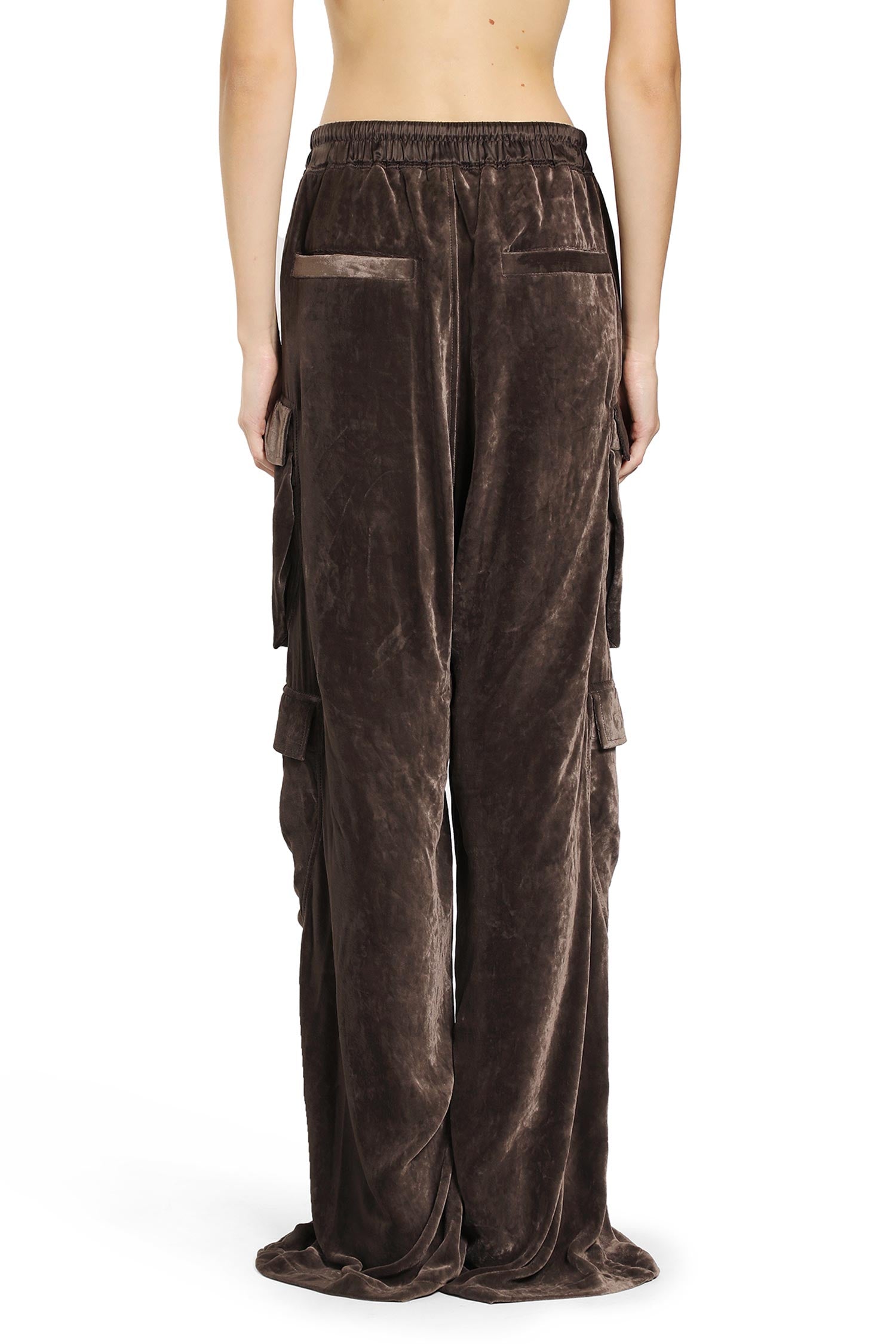 RICK OWENS WOMAN GREY TROUSERS