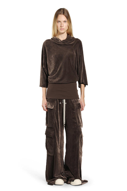 RICK OWENS WOMAN GREY TROUSERS