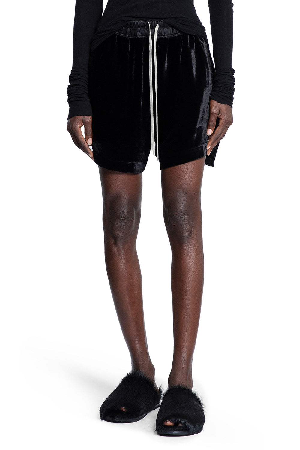 Concordians Boxers in Washed Velvet - Antonioli.eu