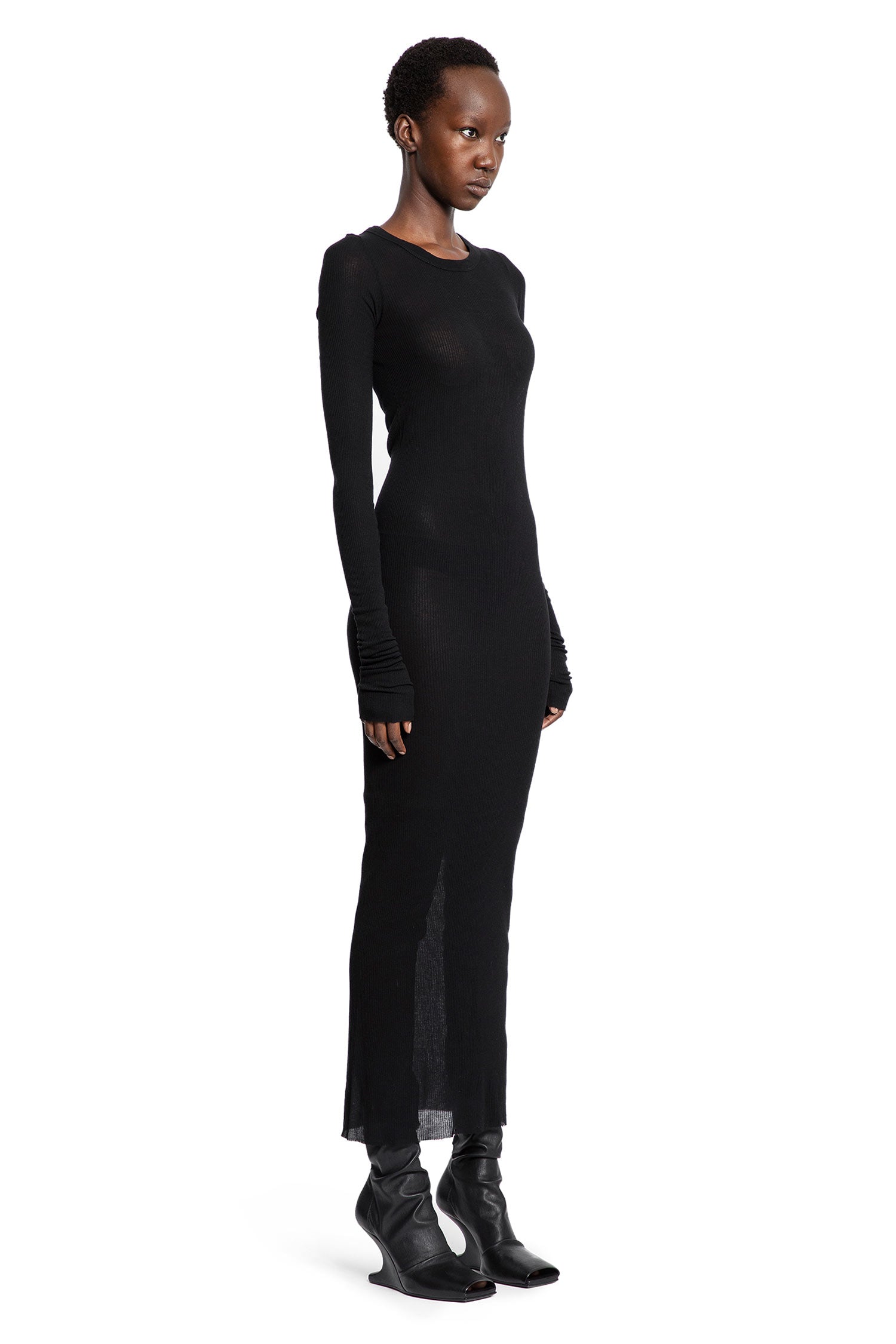 Concordians Rib Long Sleeve Dress