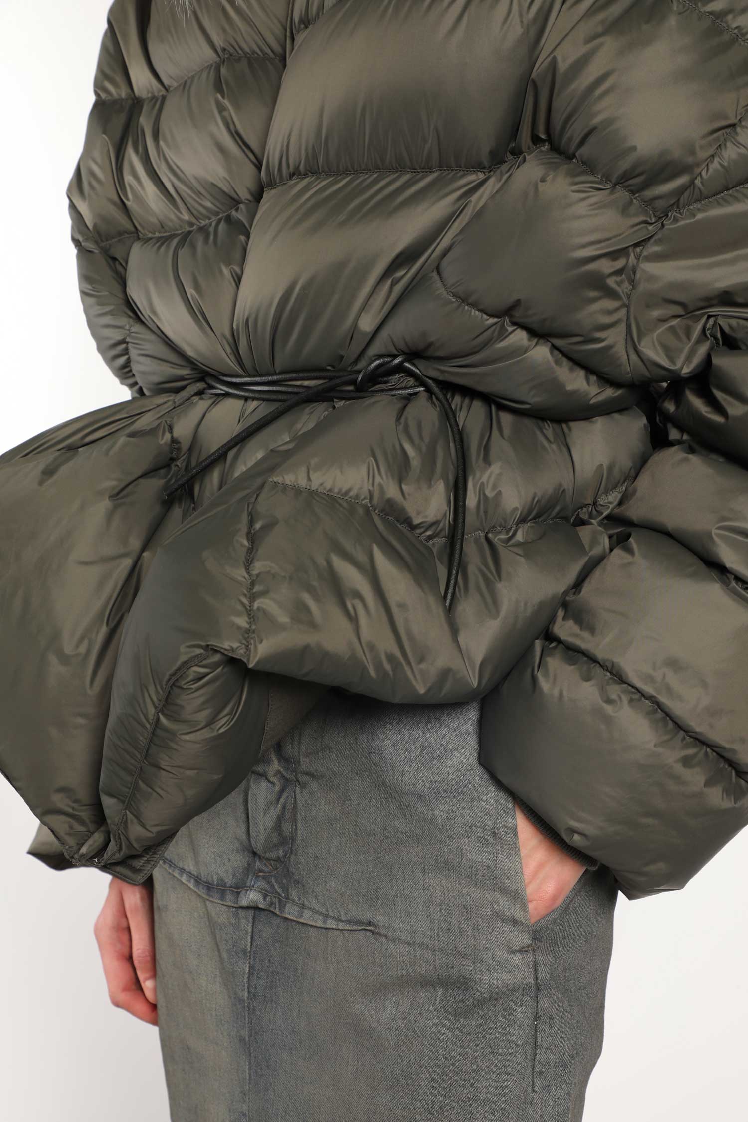 RICK OWENS WOMAN GREEN JACKETS