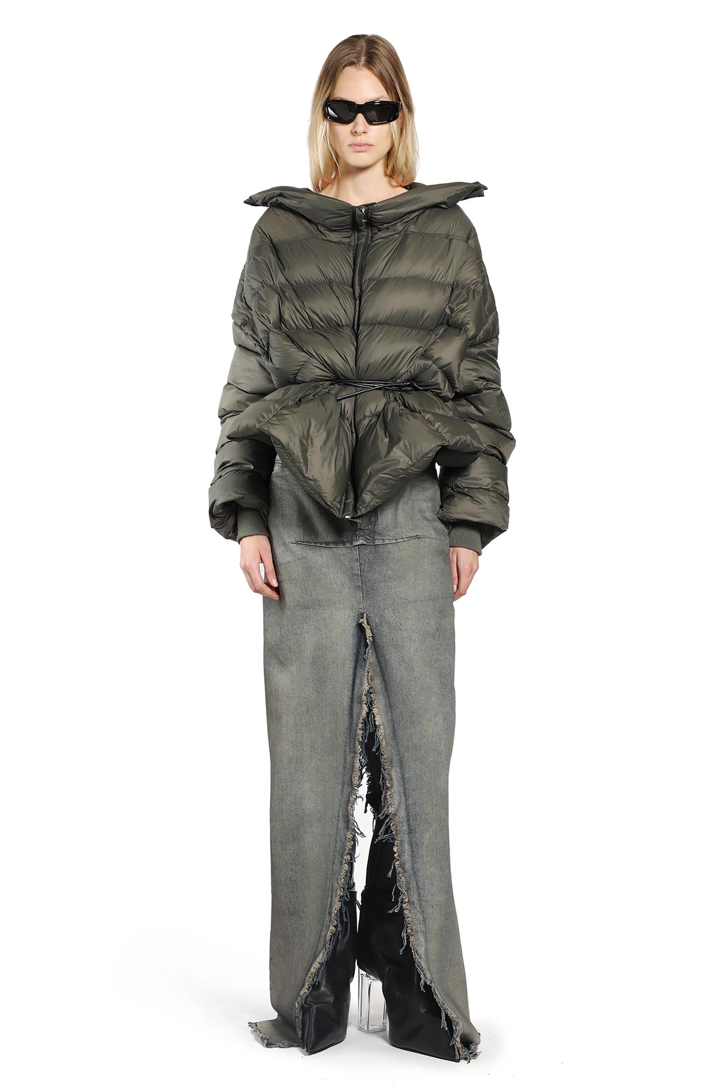 RICK OWENS WOMAN GREEN JACKETS
