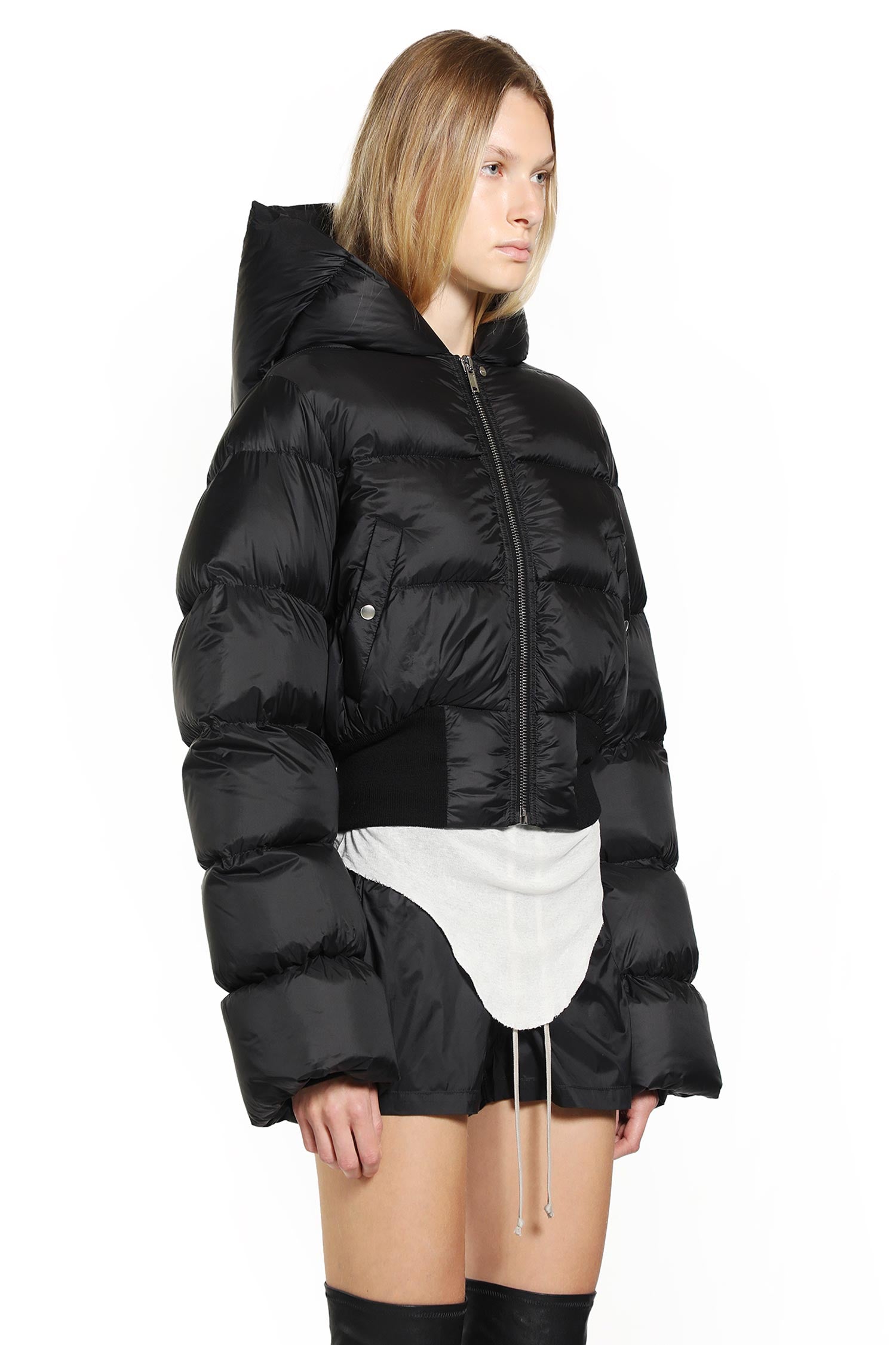 RICK OWENS WOMAN BLACK JACKETS