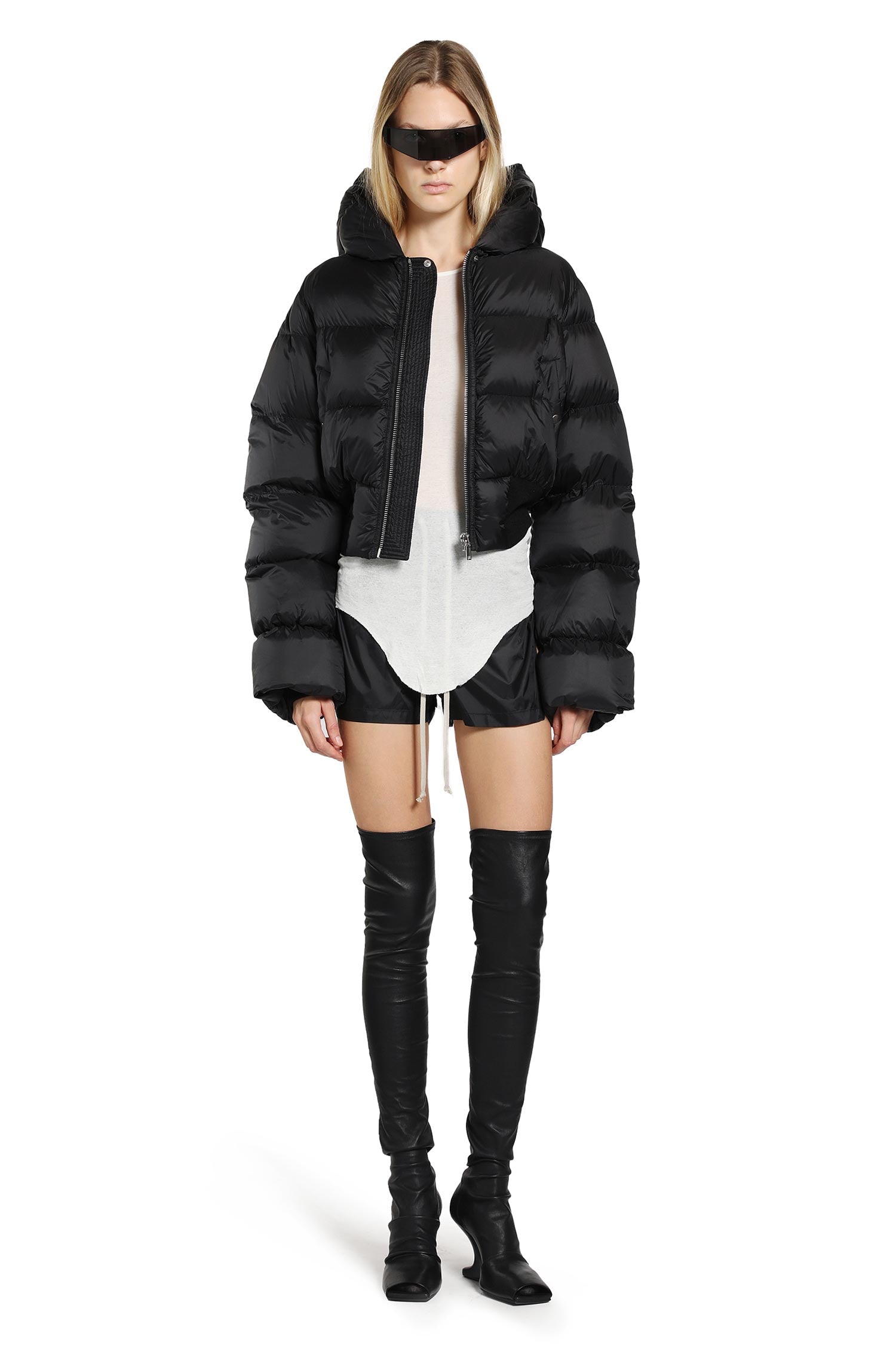 RICK OWENS WOMAN BLACK JACKETS
