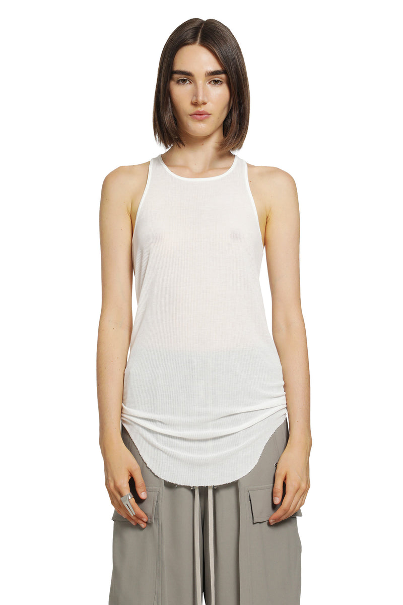 RICK OWENS Tower Basic Rib Tank woman
