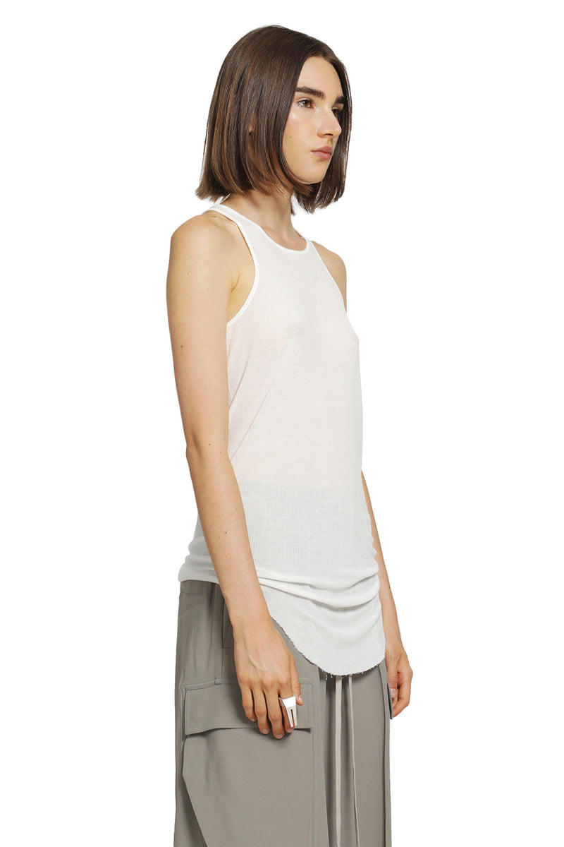 RICK OWENS Tower Basic Rib Tank woman