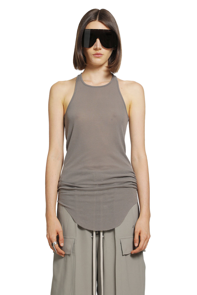 RICK OWENS Tower Basic Rib Tank woman