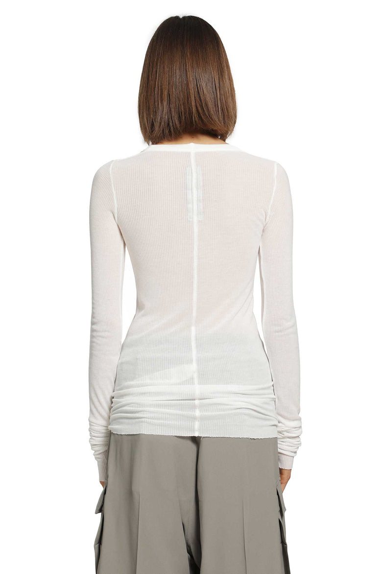 RICK OWENS Tower Rib LS T woman
