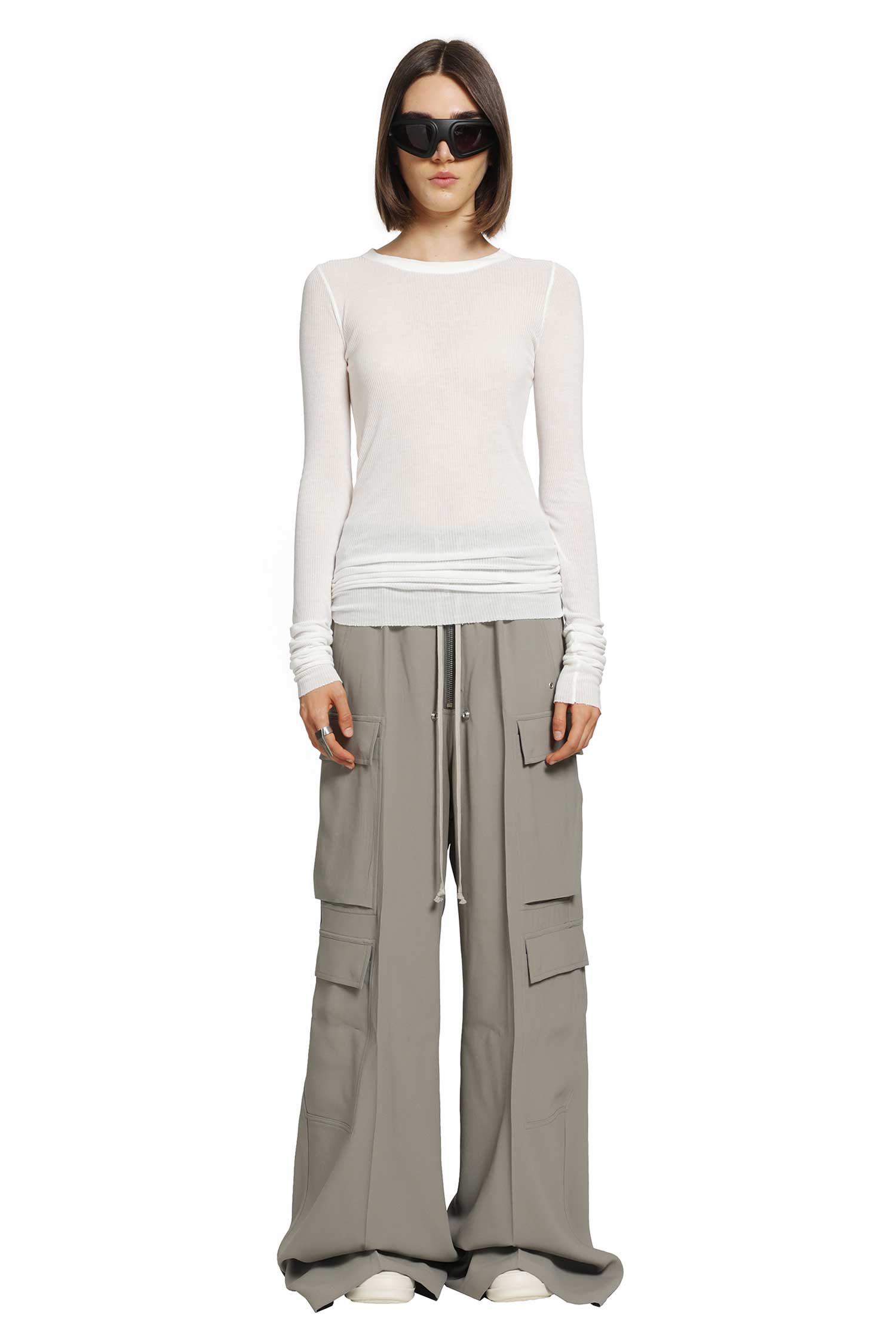 RICK OWENS Tower Rib LS T woman