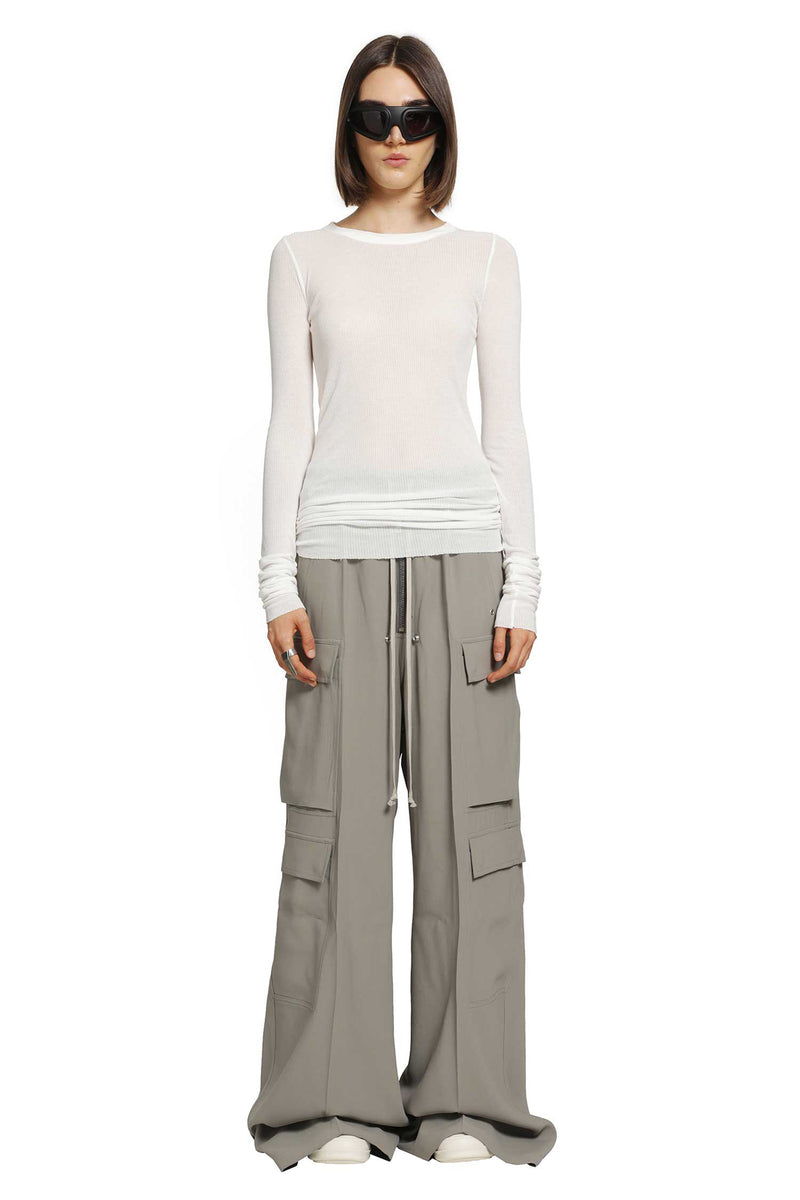 RICK OWENS Tower Rib LS T woman