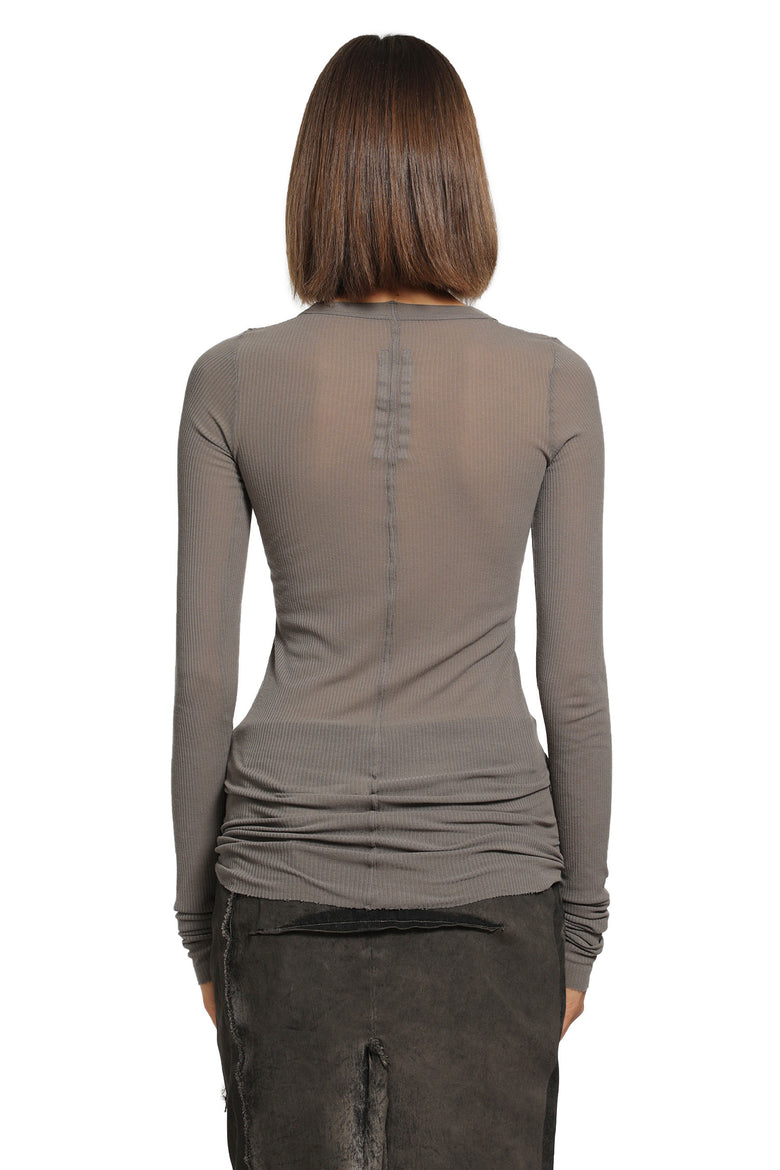 RICK OWENS Tower Rib LS T woman