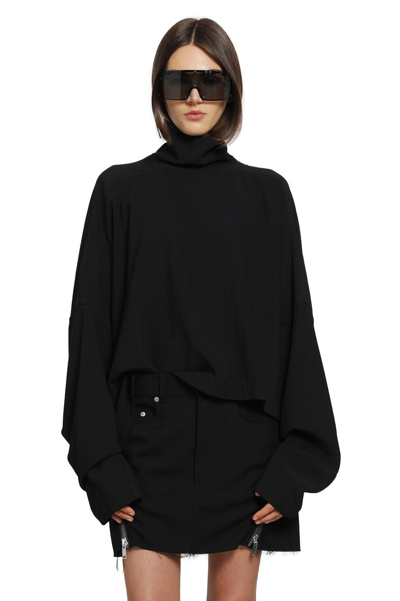 RICK OWENS Tower Jumbo Tabard Cropped Top woman