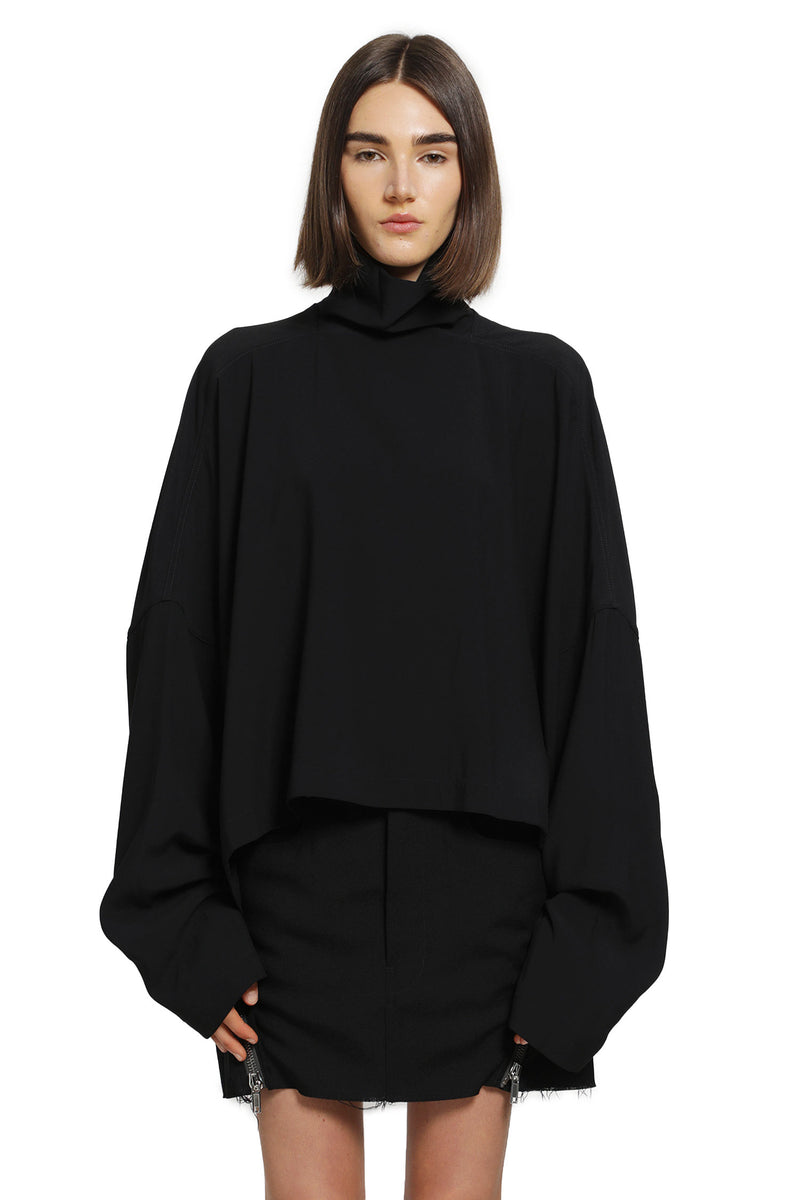 RICK OWENS Tower Jumbo Tabard Cropped Top woman